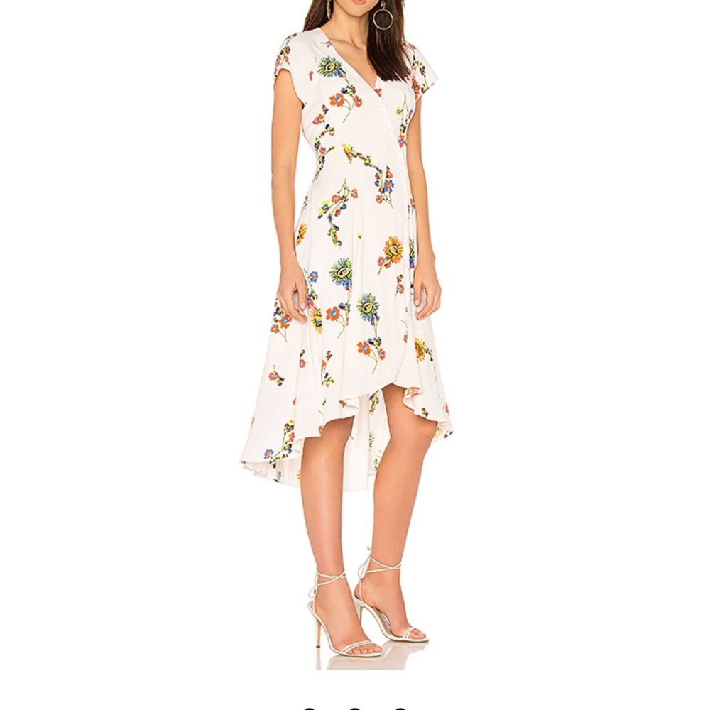 Free People “lost in you” floral midi dress